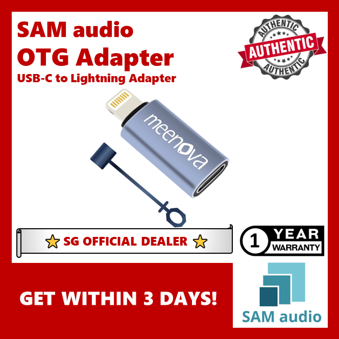 [🎶SG] SAM audio OTG Adapter (USB-C to Lightning)