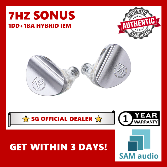 [🎶SG] 7HZ Sonus 1DD + 1BA HYBRID IEM