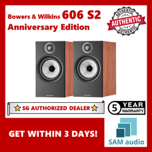 Load image into Gallery viewer, [🎶SG] Bowers &amp; Wilkins 606 S2 Anniversary Edition Bookshelf Speakers - 1 Pair (B&amp;W)
