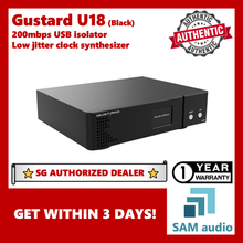 Load image into Gallery viewer, [🎶SG] GUSTARD U18, USB Isolator Interface, Ultra Low Noise Accusilicon Clock +Synthesizer, Hifi Audio
