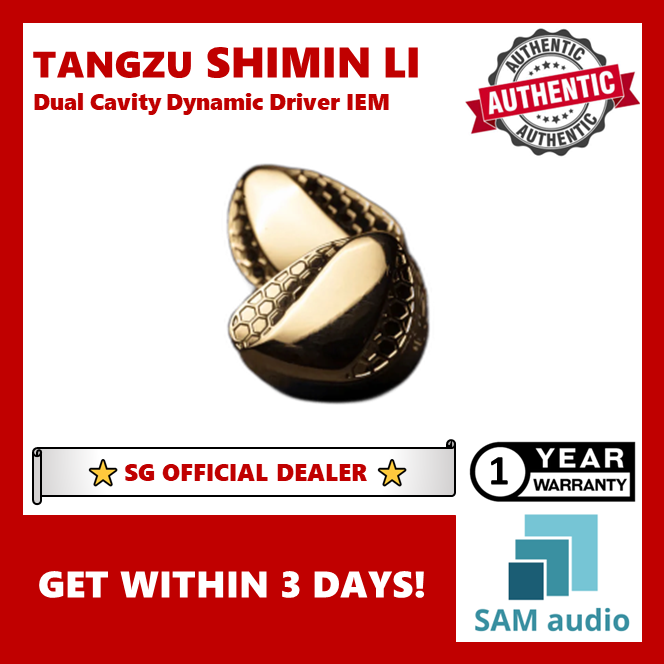 [🎶SG] TANGZU Shimin Li 10mm Dual Cavity Dynamic Driver with High-quality 5N OFC cable IEM