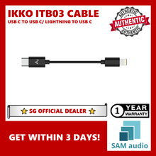 Load image into Gallery viewer, [🎶SG]IKKO ITB03 USB C TO USB C/ LIGTHNING TO USB C DATA CABLE
