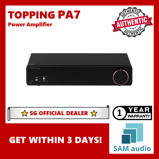 [🎶SG] TOPPING PA7 / PA7 Plus (PA7+ PA7 +) Power Amplifier