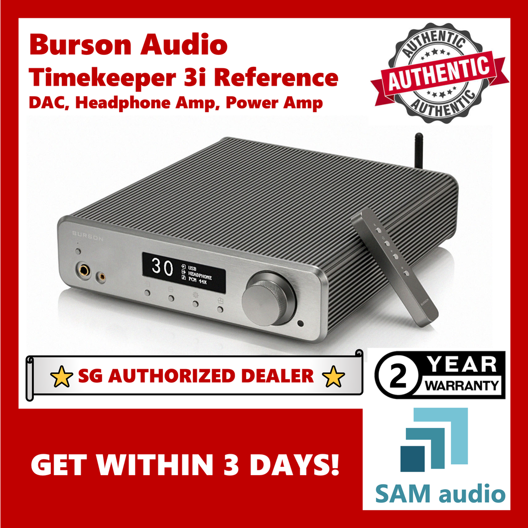 [🎶SG] Burson Audio - Timekeeper 3i Reference (DAC, Headphone Amp, Power Amp), Hifi Audio