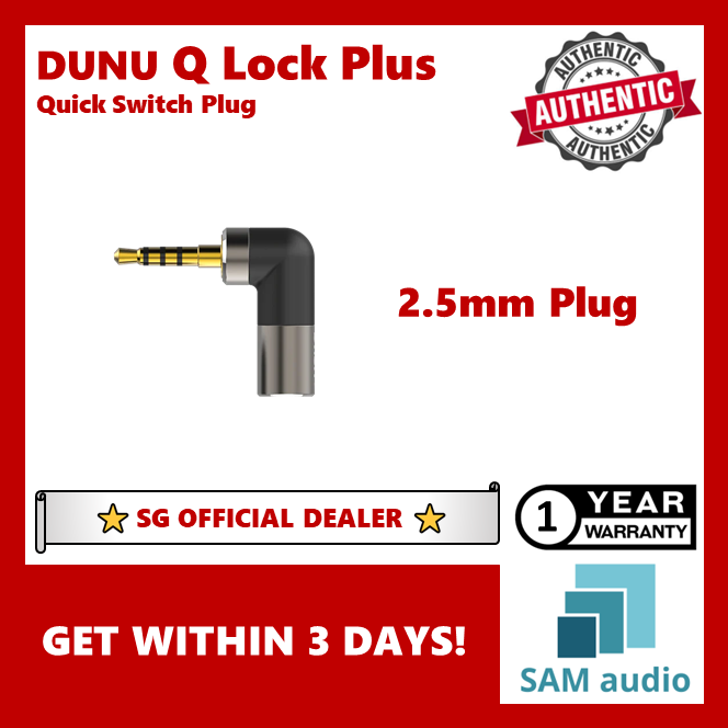 [🎶SG] DUNU Q-Lock Plus Quick Switch Modular Plug for IEM