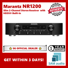 Load image into Gallery viewer, [🎶SG] MARANTZ NR1200 Slim 2-Channel Stereo Receiver with HEOS® Built-in
