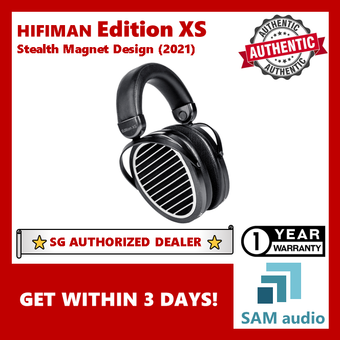 [🎶SG] HiFiMan Edition XS, Stealth Magnet planar headphone, Neo Supernano Diaphragm, 18Ω 92dB, Hifi Audio