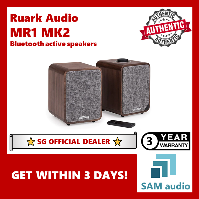 [🎶SG] Ruark Audio MR1 MK2 Bluetooth Speakers (Active Speakers)