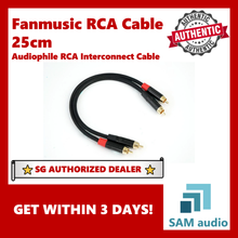 Load image into Gallery viewer, [🎶SG] Fanmusic C003 Audiophile RCA audio cable 25cm
