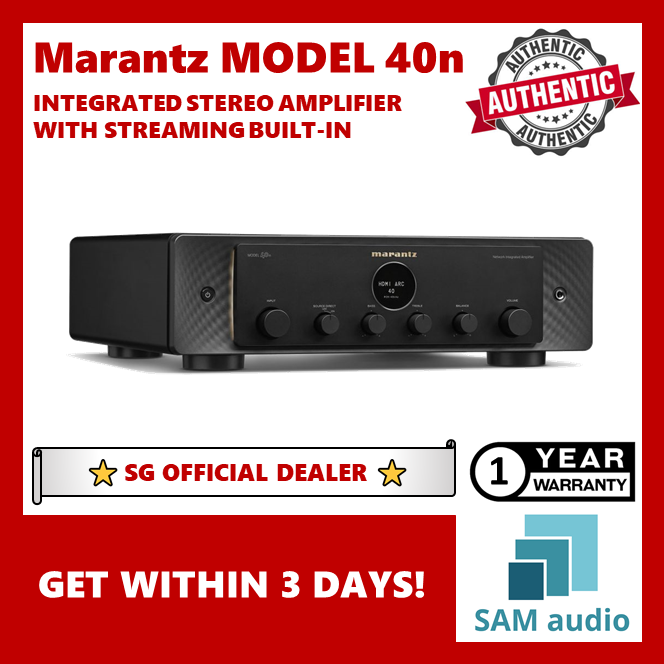 [🎶SG] Marantz Model 40n Integrated Stereo Amplifier With Music Streaming Built-In