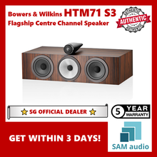 Load image into Gallery viewer, [🎶SG] Bowers &amp; Wilkins HTM71 S3 Flagship Center Channel Speaker (B&amp;W)
