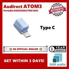 Load image into Gallery viewer, [🎶SG] AUDIRECT ATOM3 ESS9280AC PRO PORTABLE DAC
