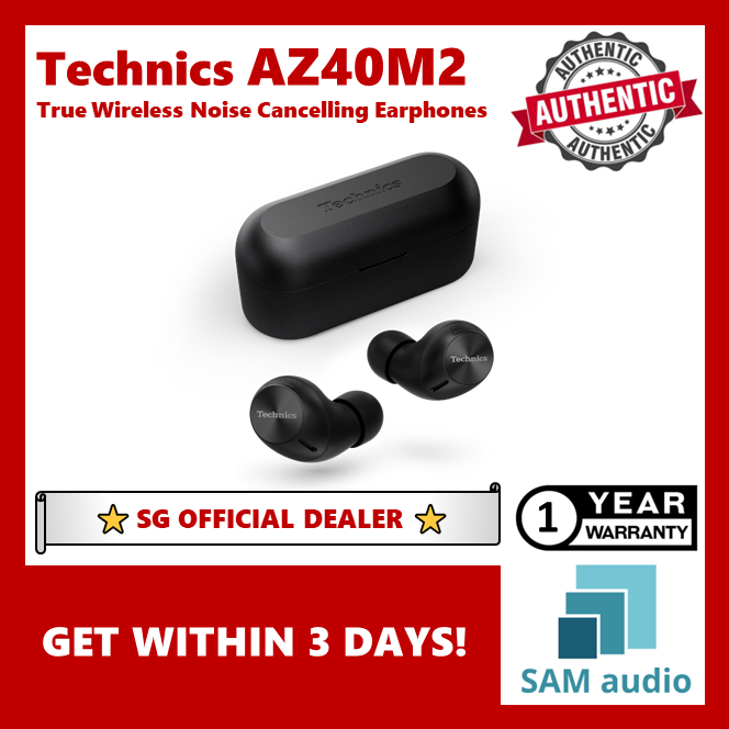 [🎶SG] TECHNICS AZ40M2 (AZ40 M2 EAH-AZ40M2) Noise Cancelling True Wireless Earbuds TWS - Official Technics SG Dealer