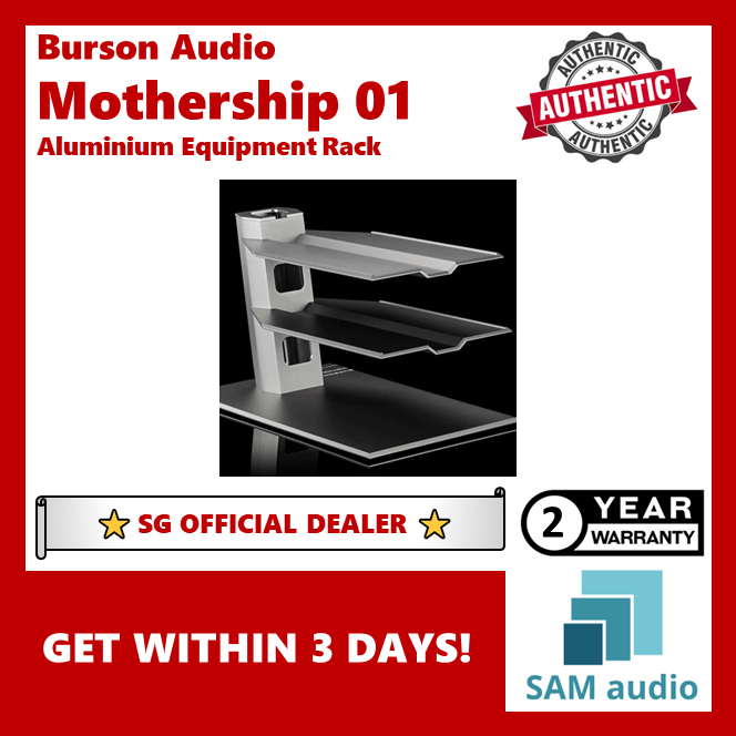 [🎶SG] BURSON AUDIO MOTHERSHIP 01 / MOTHERSHIP 02 ALUMINIUM EQUIPMENT RACK / MOTHERSHIP 03 COPPER GOLD FINISH