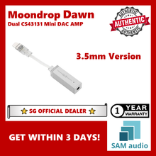 Load image into Gallery viewer, [🎶SG] Moondrop Dawn Dual Chip CS43131 Full Balanced High Performance Mini Portable DAC/AMP
