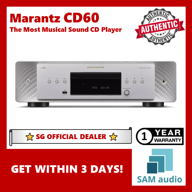 [🎶SG] MARANTZ CD60 CD PLAYER