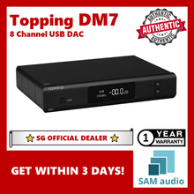 Load image into Gallery viewer, [🎶SG] TOPPING DM7 8 CHANNEL USB ES9038PRO DAC
