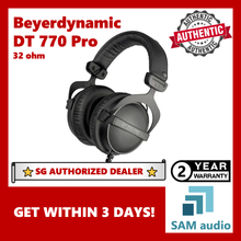 Load image into Gallery viewer, [🎶SG] Beyerdynamic DT770 Pro , Reference headphones for control and monitoring (32/80/250 ohms, closed back, DT770Pro DT770 Pro), Hifi Audio
