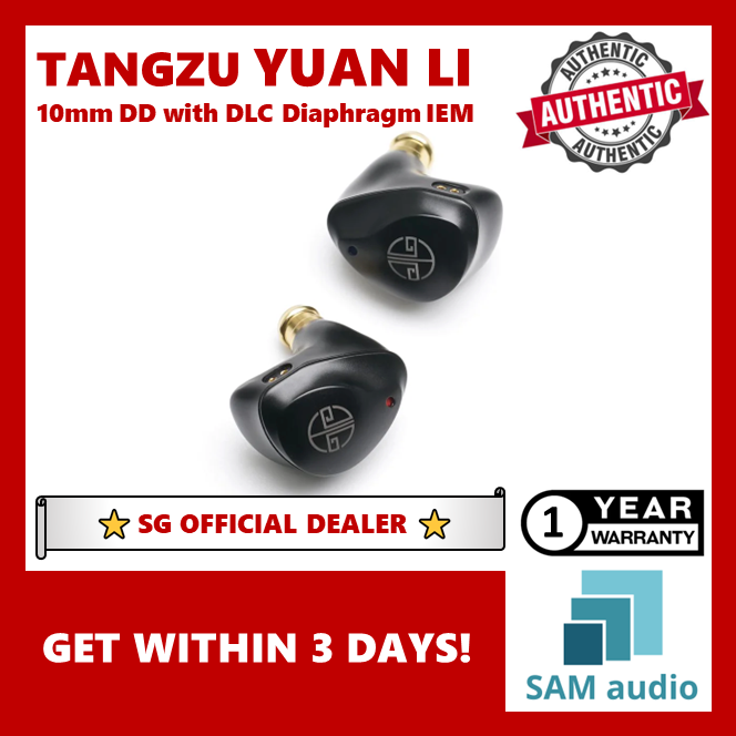 [🎶SG] TANGZU Yuan Li, 1DD 10mm DLC diaphragm, 32Ω Hifi audio earphone (Li Yuan)