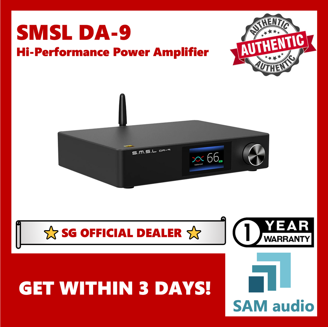 [🎶SG] SMSL DA-9 Power Amplifier (DA9 DA 9)