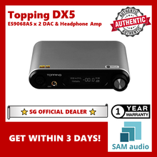 Load image into Gallery viewer, [🎶SG] TOPPING DX5, DAC MQA 2xES9068AS Decoder, DSD512 &amp; PCM 32bit768kHz, High-Performance Audio
