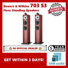 Load image into Gallery viewer, [🎶SG] Bowers &amp; Wilkins 703 S3 Floor Standing Speakers - 1 Pair (B&amp;W)
