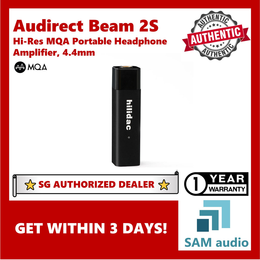 [🎶SG] Hilidac Audirect Beam 2S, ES9281C pro Sabre DAC, 4.4mm Balanced Portable Headphone Amplifier, MQA decode, Hifi Audio