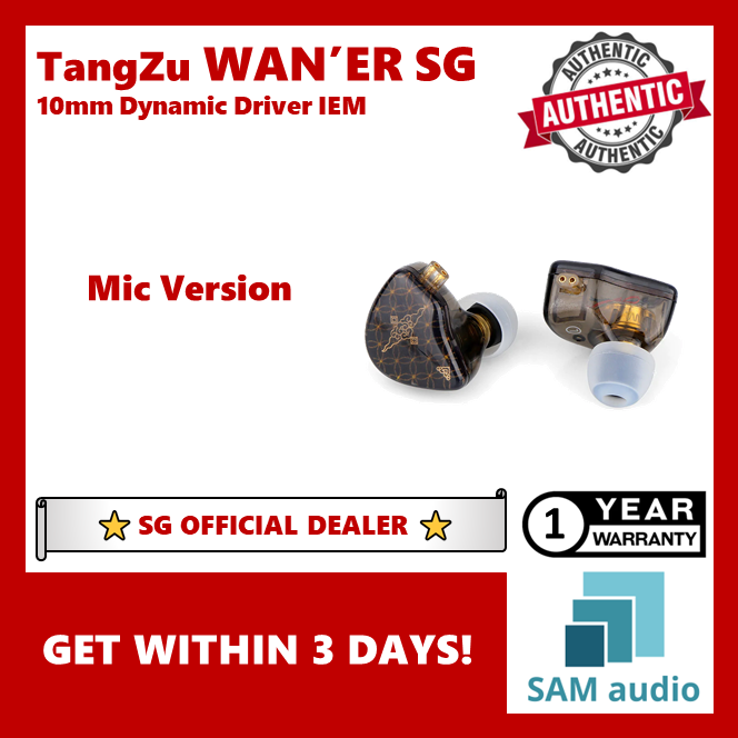 Tangzu WAN ER SG 10mm Dynamic Driver In-Ear Earphone (Mic)