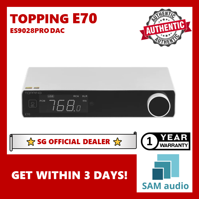 [🎶SG] TOPPING E70 ES9028PRO DAC