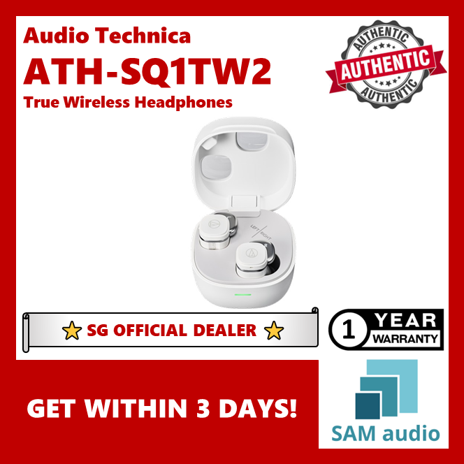 [🎶SG] AUDIO TECHNICA ATH-SQ1TW2 (ATH SQ1TW2) True Wireless Headphones TWS