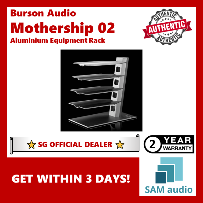 [🎶SG] BURSON AUDIO MOTHERSHIP 01 / MOTHERSHIP 02 ALUMINIUM EQUIPMENT RACK / MOTHERSHIP 03 COPPER GOLD FINISH