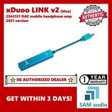 Load image into Gallery viewer, [🎶SG] Xduoo LINK v2 2021, CS43131 DAC portable headphone amplifier 3.5mm SE, USB-C, DSD256 32bit 384kHz, 80mW output Hifi audio
