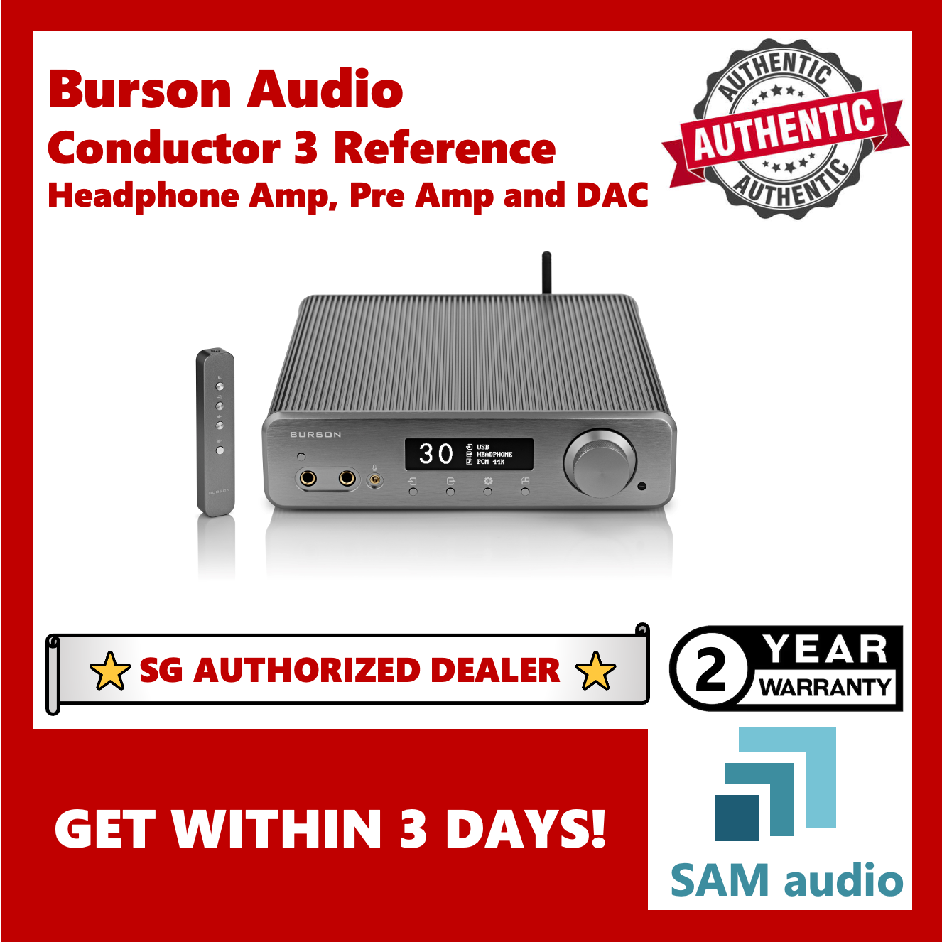 🎶SG] Burson Audio Conductor Reference (DAC, Headphone Amp