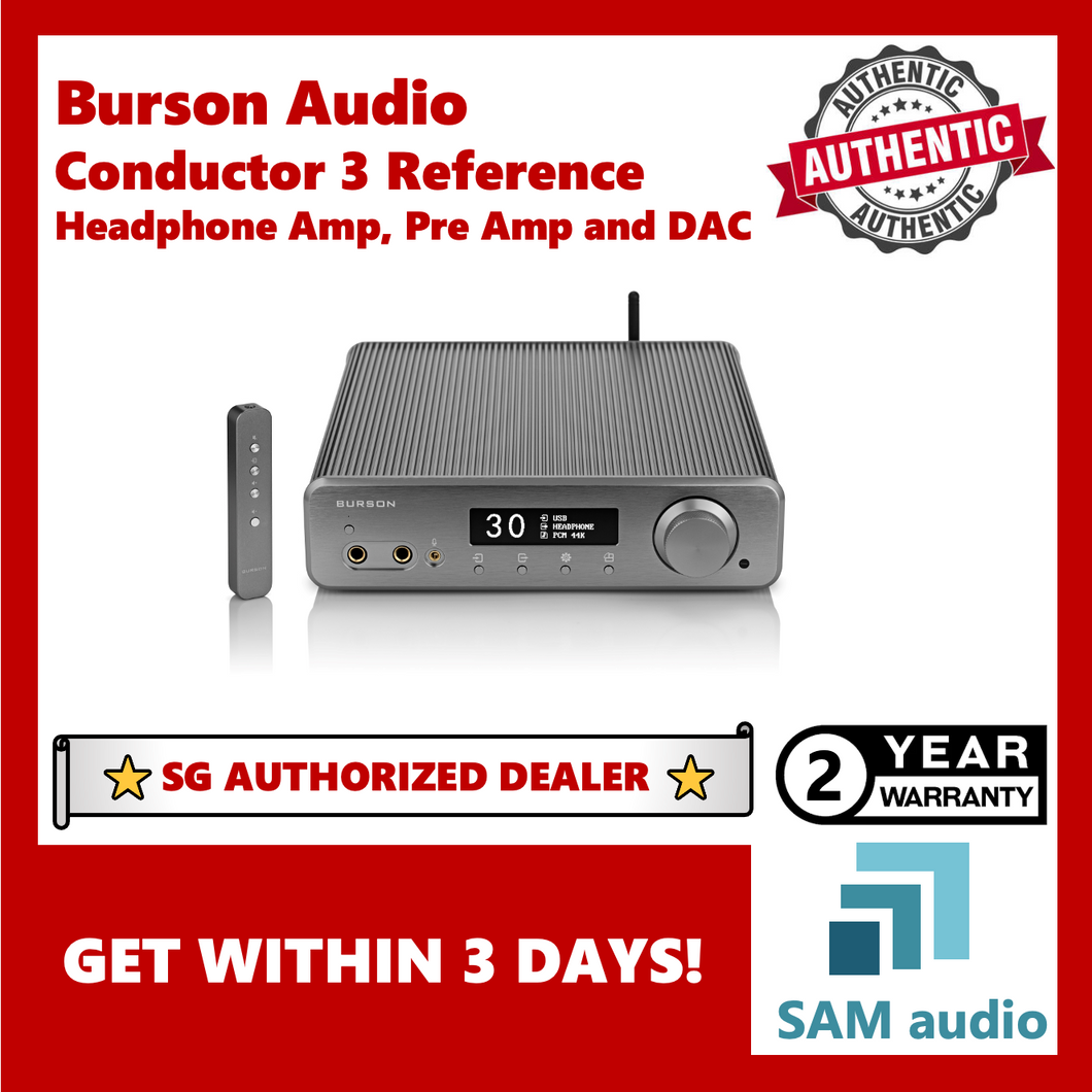 [🎶SG] Burson Audio - Conductor 3 Reference (DAC, Headphone Amp & Pre-Amp)