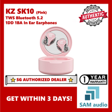 Load image into Gallery viewer, [🎶SG] KZ SK10, 1BA 1DD TWS Bluetooth 5.2 In-Ear Earphones, Hifi Audio
