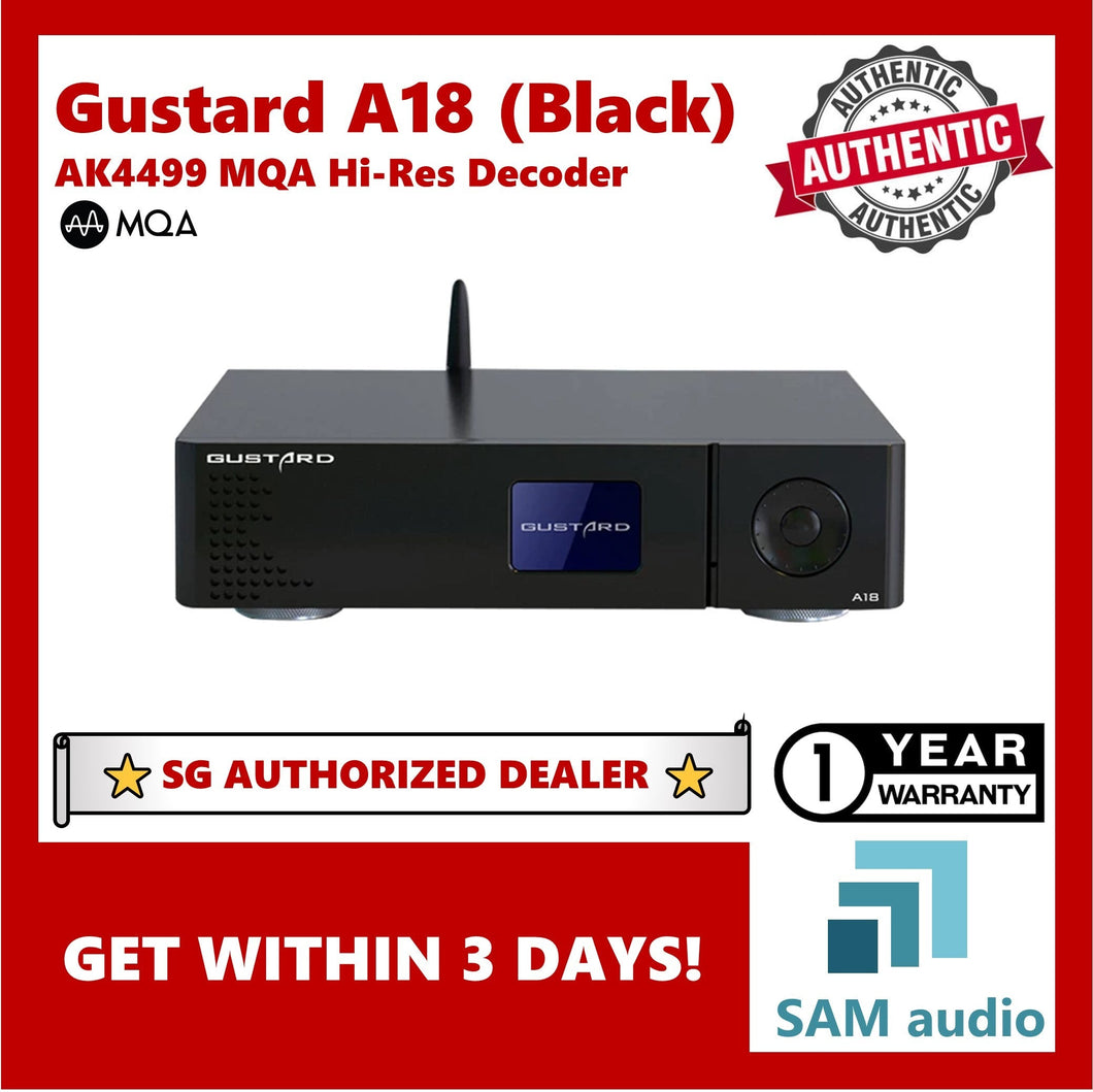 [🎶SG] GUSTARD A18, AK4499EQ DAC +MQA, Balanced High-Performance Audio Decoder, Hifi Audio