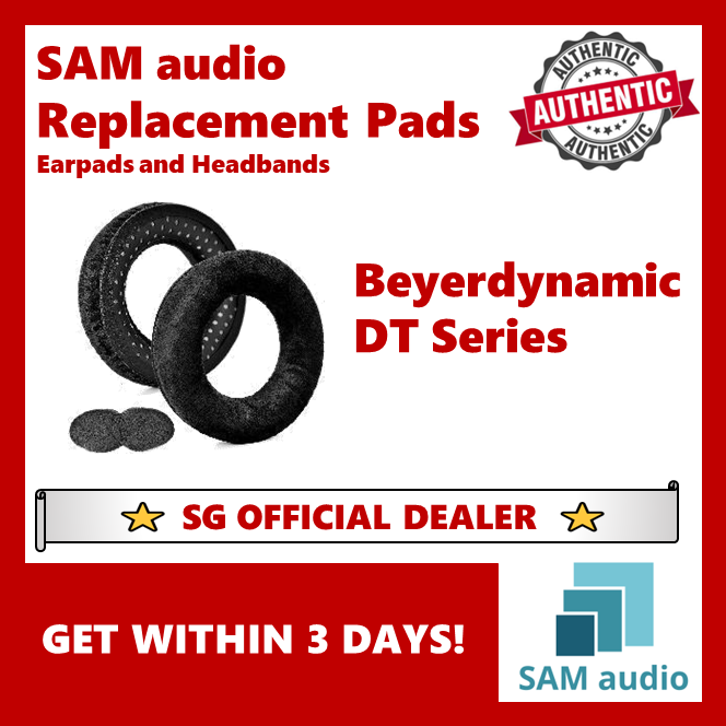 [🎶SG] SAM audio Replacement Earpads and Headbands for Hifiman, Sony, Bose, Marshall, Beyerdynamic